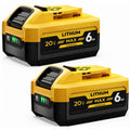 20V MAX Replacement Battery, 2-Pack 6Ah