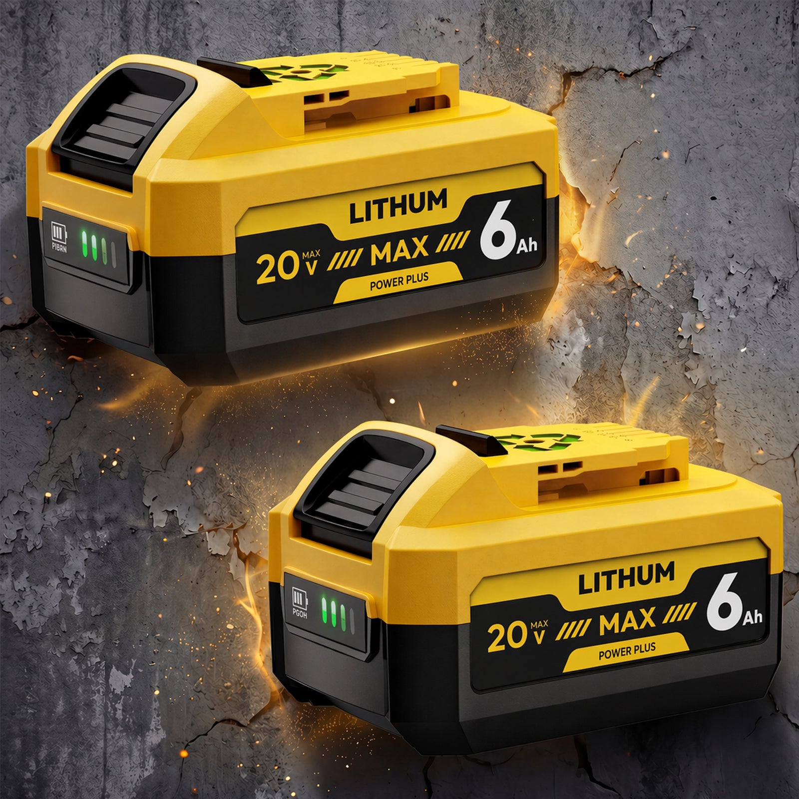 20V MAX Replacement Battery, 2-Pack 6Ah