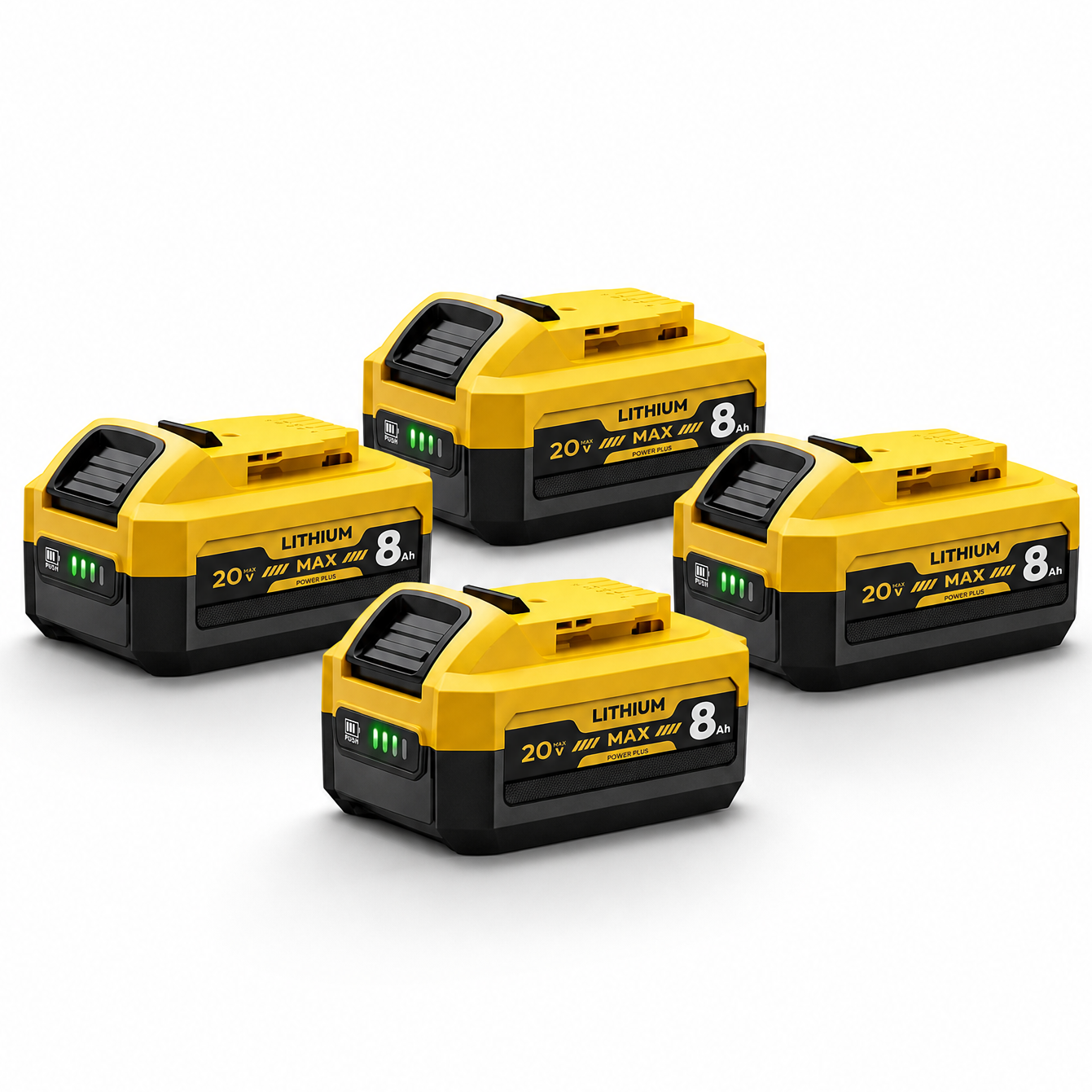 20V MAX 8ah Replacement Battery (4 Pk)