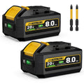20V MAX Replacement Battery, 2-Pack 8Ah